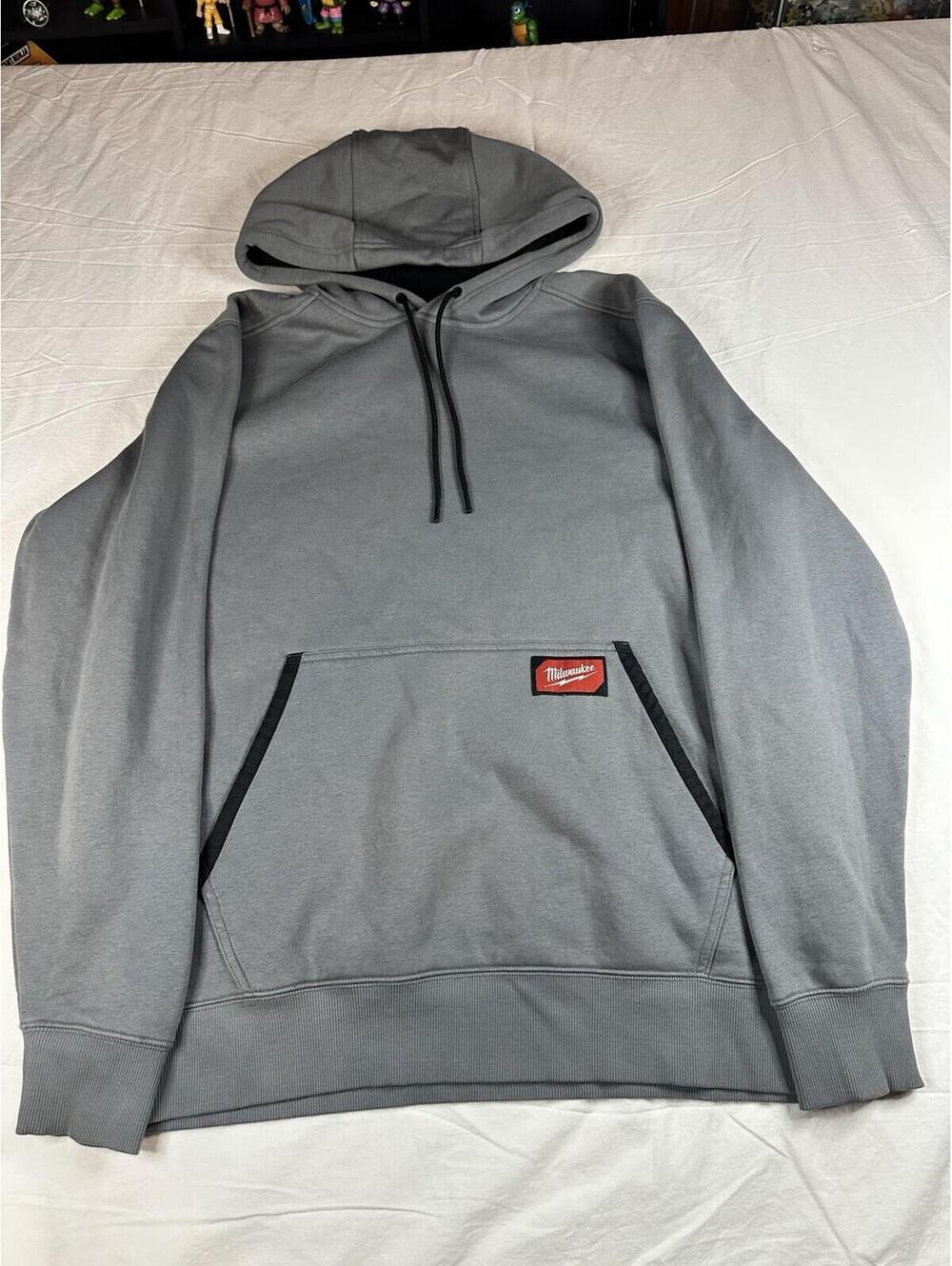 🧰 Milwaukee FreeFlex Gray Hoodie Pullover Men’s L Workwear 🧰